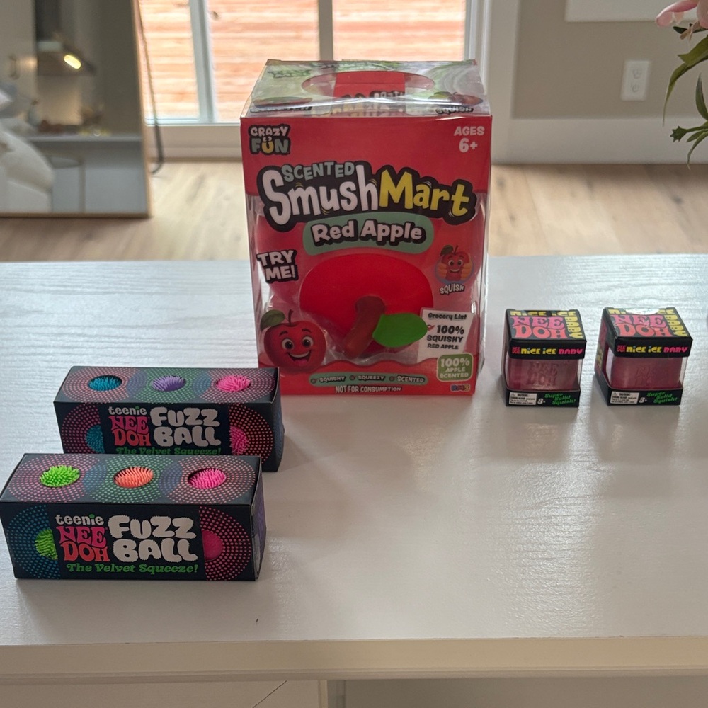 Scented Red Apple Squishy Toy - Red